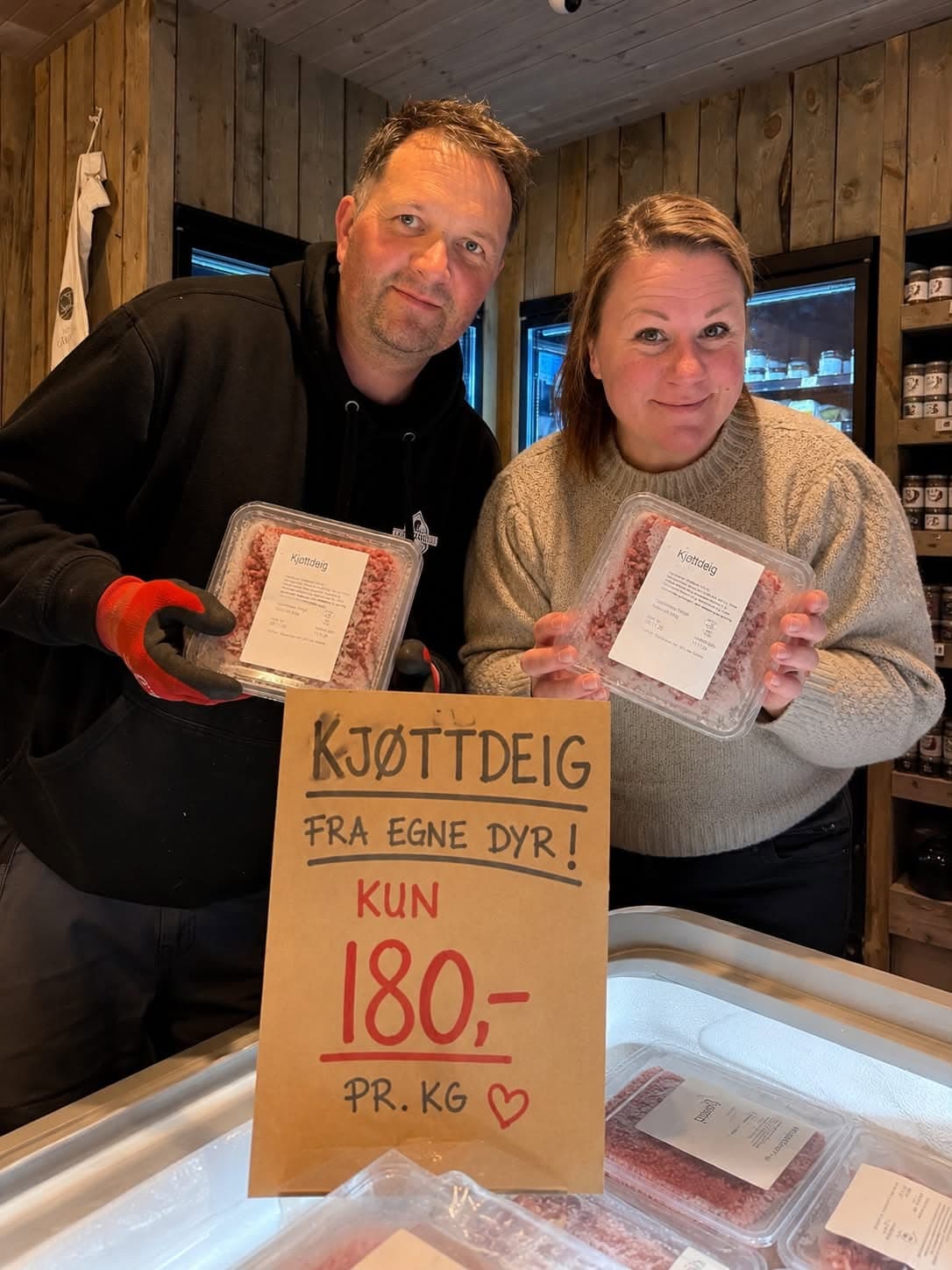 Hackfleisch von eigenen Tieren